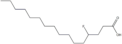 4-Fluoropalmitic acid Struktur