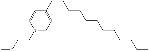 1-(2-Methoxyethyl)-4-dodecylpyridinium Struktur