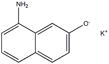 Potassium 8-aminonaphthalene-2-olate Struktur