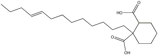 Cyclohexane-1,2-dicarboxylic acid hydrogen 1-(9-tridecenyl) ester Struktur