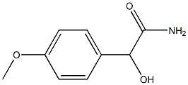 (-)-p-Methoxy-D-mandelamide Struktur