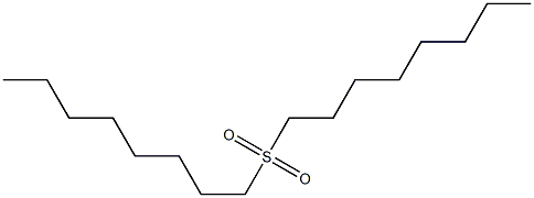 Dioctyl sulfone Struktur