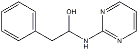 2-[[1-Hydroxy-2-phenylethyl]amino]pyrimidine Struktur