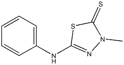 3-Methyl-5-(phenylamino)-1,3,4-thiadiazole-2(3H)-thione Struktur