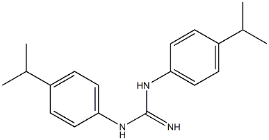 N,N'-Bis(4-isopropylphenyl)guanidine Struktur