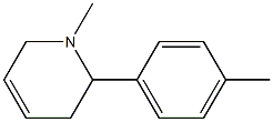 1-Methyl-2-(4-methylphenyl)-1,2,3,6-tetrahydropyridine Struktur