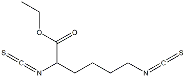 2,6-Bis(isothiocyanato)hexanoic acid ethyl ester Struktur