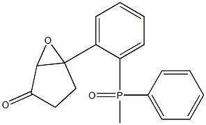 (4-Oxo-6-oxabicyclo[3.1.0]hexan-1-yl)methyldiphenylphosphine oxide Struktur