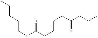 6-Ketopelargonic acid pentyl ester Struktur