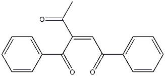 1-Phenyl-3-benzoyl-2-pentene-1,4-dione Struktur