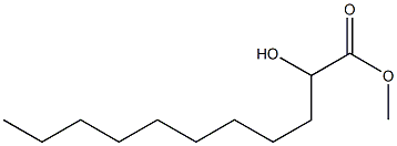 Methyl 2-hydroxyundecanoate Struktur