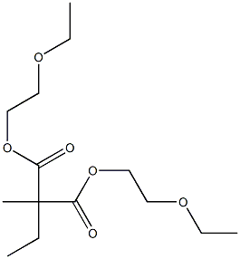 Butane-2,2-dicarboxylic acid bis(2-ethoxyethyl) ester Struktur