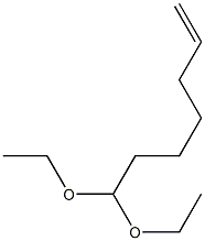 6-Heptenal diethyl acetal Struktur