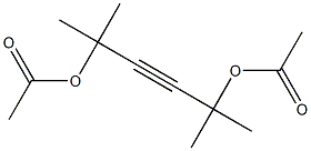 2,5-Dimethyl-3-hexyne-2,5-diol diacetate Struktur