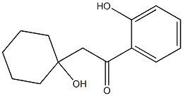 2-(1-Hydroxycyclohexyl)-1-(2-hydroxyphenyl)ethanone Struktur