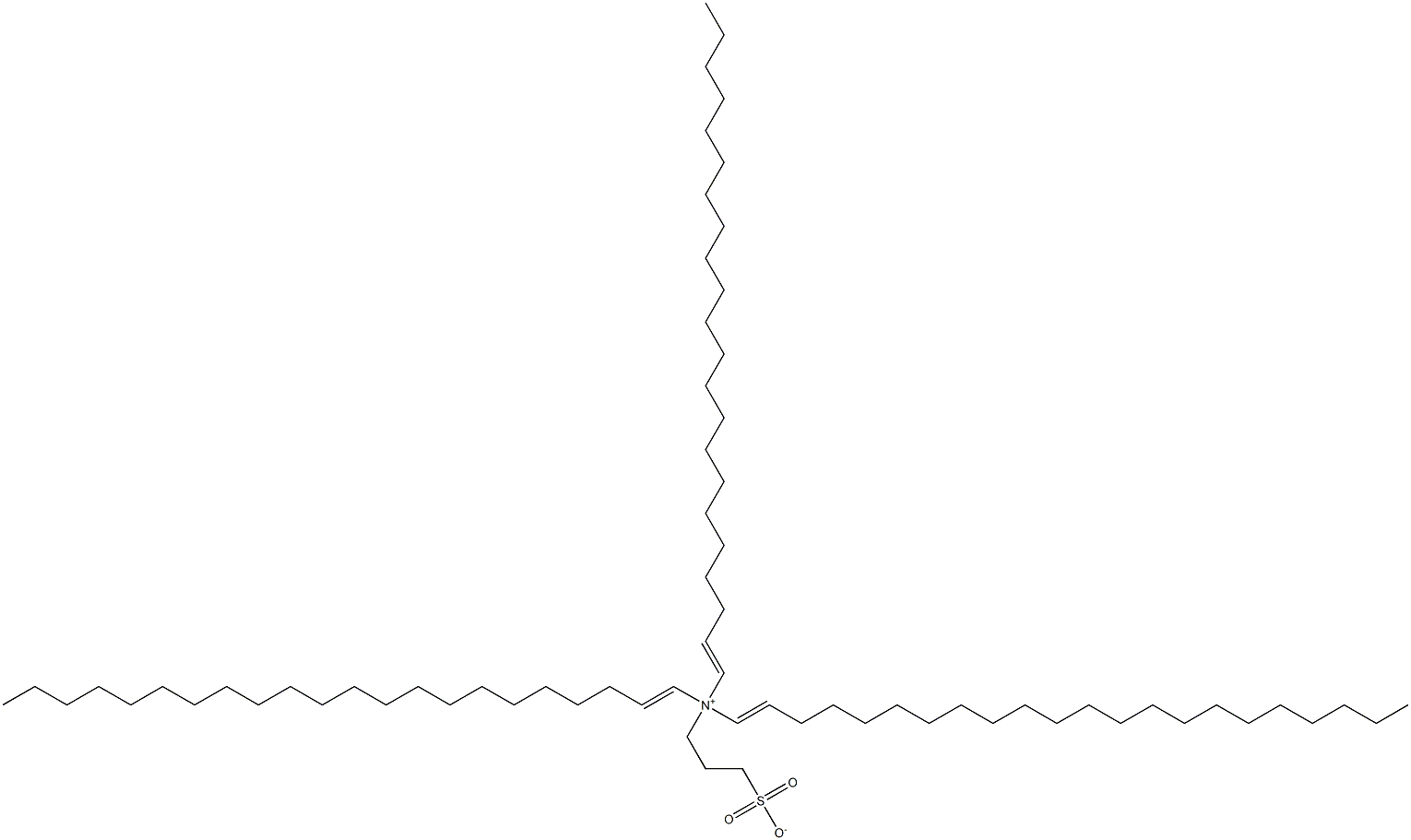 N,N-Di(1-docosenyl)-N-(3-sulfonatopropyl)-1-docosen-1-aminium Struktur