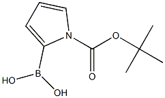 1-(tert-Butoxycarbonyl)-1H-pyrrole-2-ylboronic acid Struktur