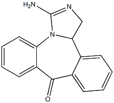 3-Amino-1,13b-dihydro-9H-dibenz[c,f]imidazo[1,5-a]azepin-9-one Struktur