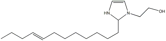 2-(8-Dodecenyl)-4-imidazoline-1-ethanol Struktur