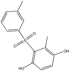 3,6-Dihydroxy-2,3'-dimethyl[sulfonylbisbenzene] Struktur