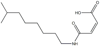 (Z)-4-(7-Methyloctyl)amino-4-oxo-2-butenoic acid Struktur