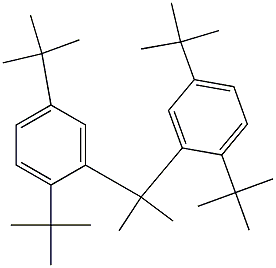 2,2-Bis(2,5-di-tert-butylphenyl)propane Struktur