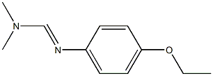 N,N-Dimethyl-N'-(4-ethoxyphenyl)formamidine Struktur