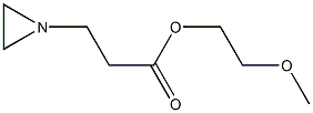 1-Aziridinepropionic acid 2-methoxyethyl ester Struktur