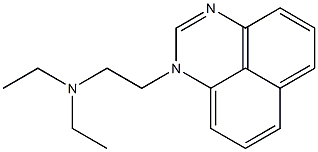 N,N-Diethyl-1H-perimidine-1-ethanamine Struktur