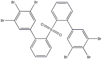 3,4,5-Tribromophenylphenyl sulfone Struktur