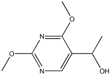 1-(2,4-Dimethoxypyrimidin-5-yl)ethanol Struktur