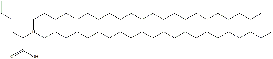 2-(Didocosylamino)hexanoic acid Struktur