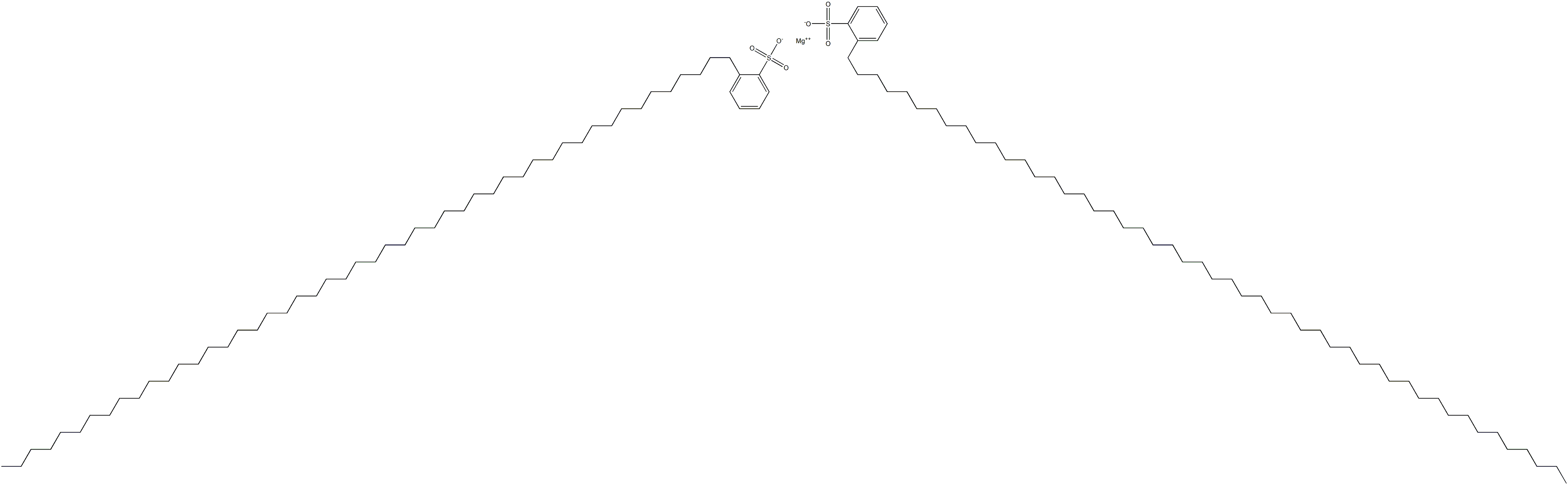 Bis[2-(pentacontan-1-yl)benzenesulfonic acid]magnesium salt Struktur