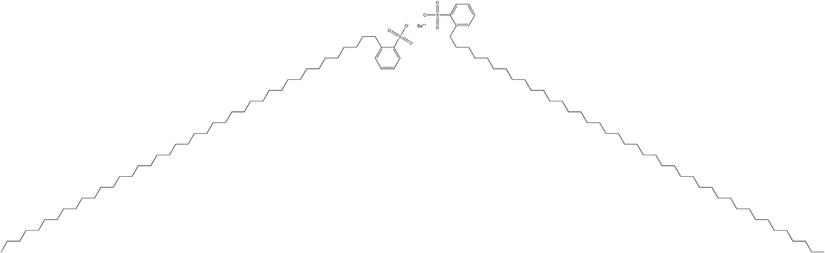 Bis[2-(hentetracontan-1-yl)benzenesulfonic acid]barium salt Struktur