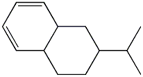 1,2,3,4,4a,8a-Hexahydro-2-isopropylnaphthalene Struktur