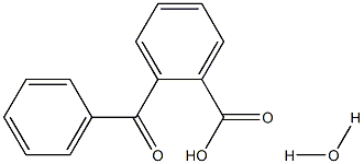 o-Benzoylbenzoic acid hydrate Struktur