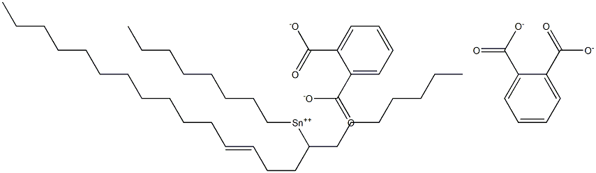 Bis[phthalic acid 1-(3-pentadecenyl)]dioctyltin(IV) salt Struktur