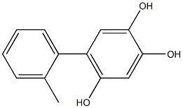 5-(2-Methylphenyl)benzene-1,2,4-triol Struktur