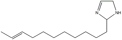 2-(9-Undecenyl)-3-imidazoline Struktur