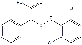 o-(2,6-Dichloroanilino)phenylglycolic acid Struktur