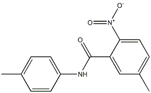 2-Nitro-5-methyl-N-(4-methylphenyl)benzamide Struktur