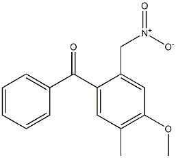 4-Methoxy-5-methyl-2-(nitromethyl)benzophenone Struktur