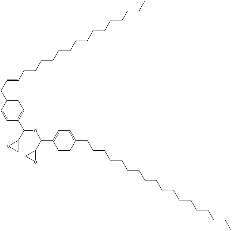 4-(2-Octadecenyl)phenylglycidyl ether Struktur