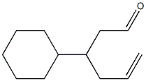 3-Cyclohexyl-3-(2-propenyl)propanal Struktur