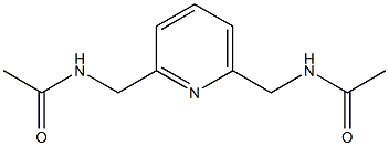 N,N'-[(Pyridine-2,6-diyl)dimethylene]bisacetamide Struktur