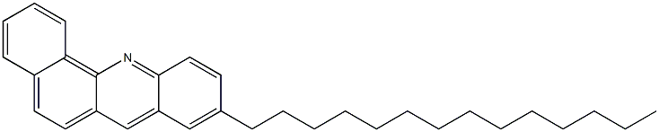 9-Tetradecylbenz[c]acridine Struktur