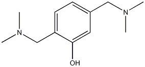 2,5-Bis(dimethylaminomethyl)phenol Struktur