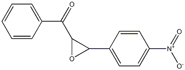 2-Benzoyl-3-(4-nitrophenyl)oxirane Struktur