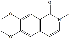 2-Methyl-6,7-dimethoxy-1,2-dihydroisoquinoline-1-one Struktur