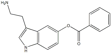 5-(Benzoyloxy)-1H-indole-3-ethanamine Struktur